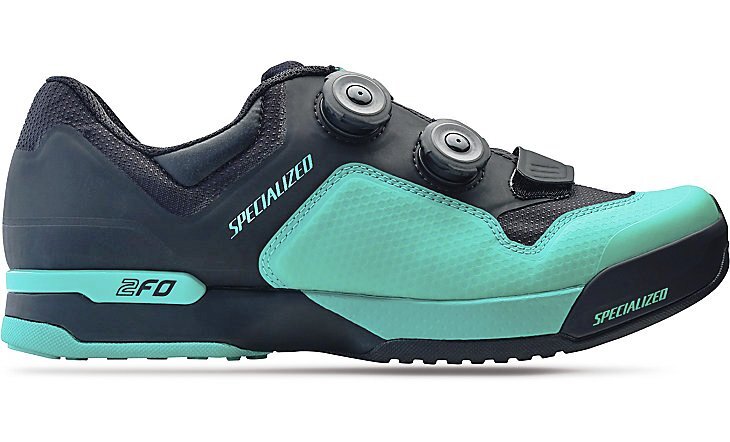 2.5万★超美品 スペシャライズド SPECIALIZED 2FO CLIPLITE MOUNTAIN BIKE SHOES ビンディングシューズ グリーン 黒 US7.5 25.5cm SPD