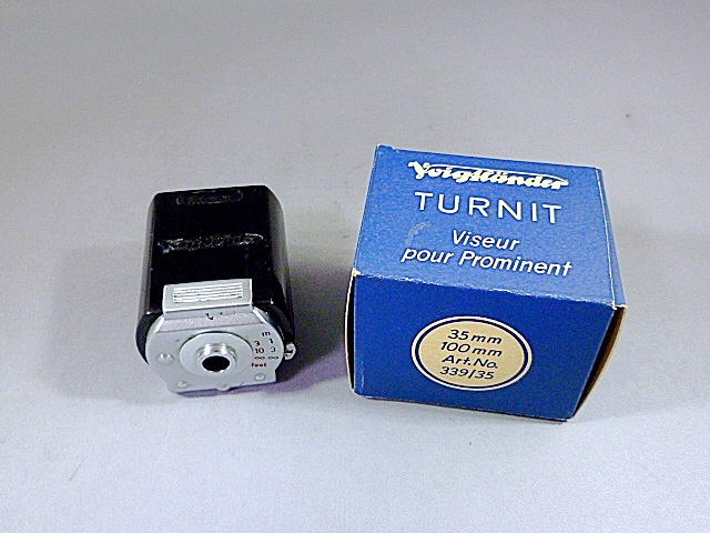 レア▽フォクトレンダー TURNIT 339/35 ビューファインダー 35mm・100mm 良品 元箱付