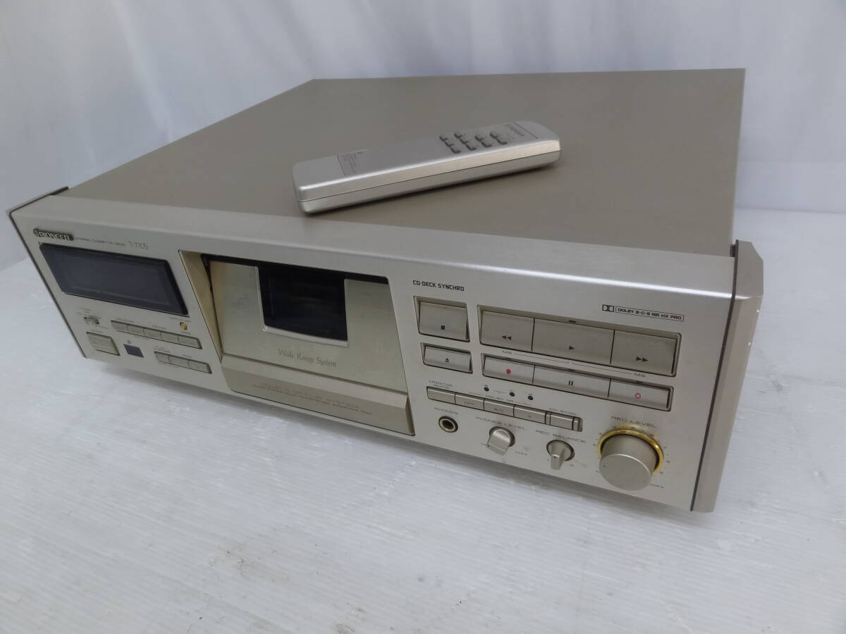 〈Pioneer〉　パイオニア　カセットデッキ　T-770S　JUNK