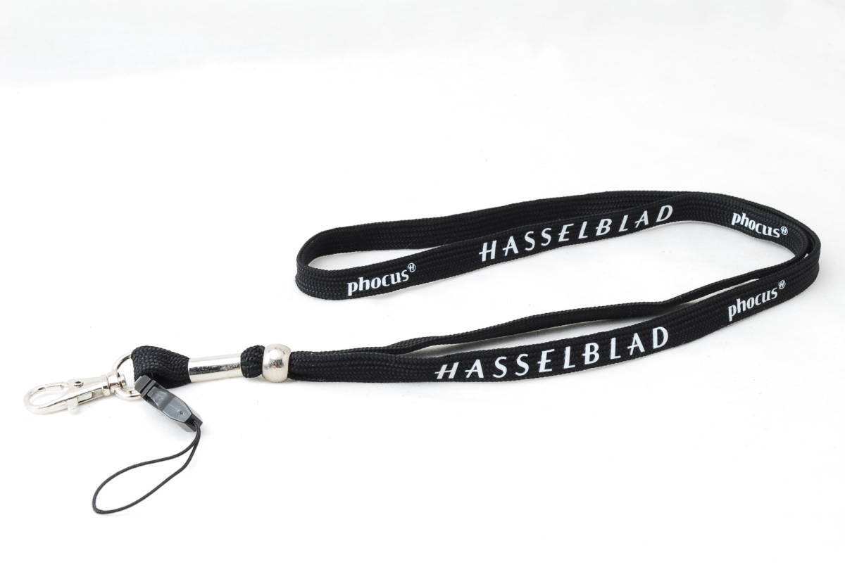 ☆新品・未使用☆Hasselblad×phocus ハッセルブラッド ネック ストラップ 黒色(ブラック)×白色(ホワイト) 携帯 ハッセル 貴重 レア☆