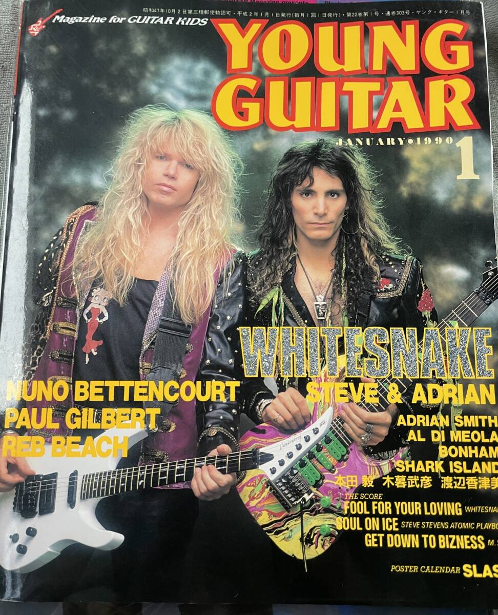 ★ YOUNG GUITAR ヤングギター スティーヴヴァイ VAI ヴァンデンバーグホワイトスネイク スティーヴスティーヴンス マイケルシェンカー MSG