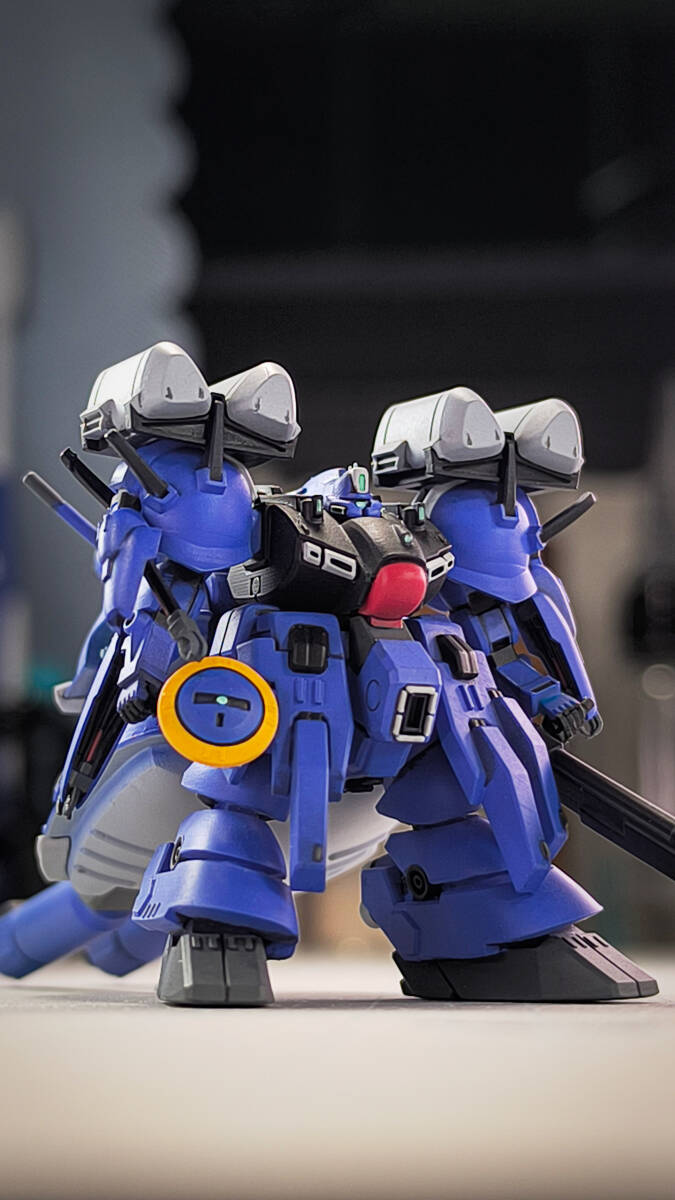 1:700 ゼクツヴァイ Xeku-Zwei RMS-142 塗装完成品 3Dプリントガレージキット 4.5cm ガンダムセンチネル