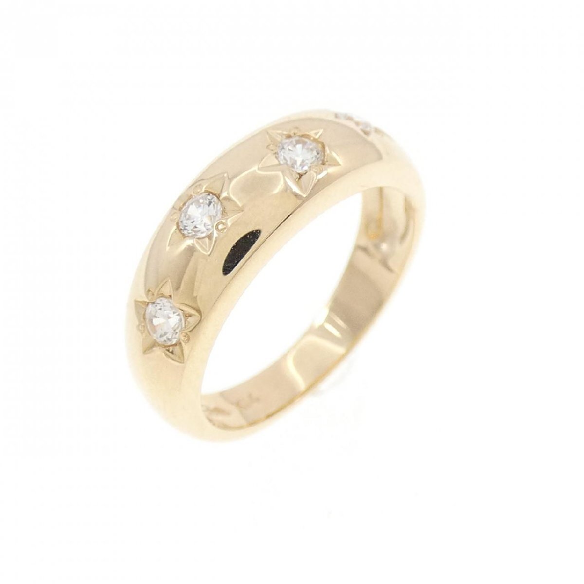 スタージュエリー キュービック ピンキー リング