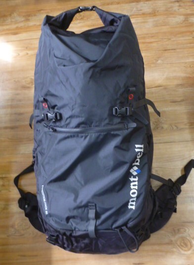 ☆未使用　100L　モンベル　防水 ザック　mont-bell　エクスペディションパック　現在のアルパインパック　遠征縦走登山バックパッカー