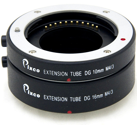 マイクロフォーサーズ AF/AE可能 接写リング 10mm+16mm マクロ撮影