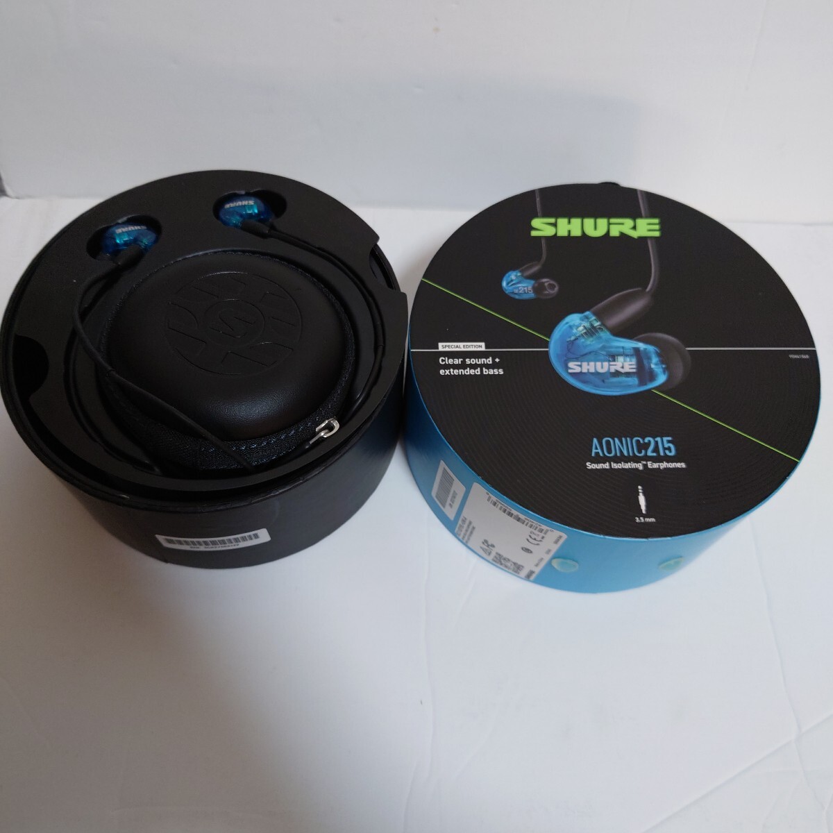 SHURE シュア AONIC215 イヤフォン SE215DYBL+UNI-A 有線タイプ マイク付