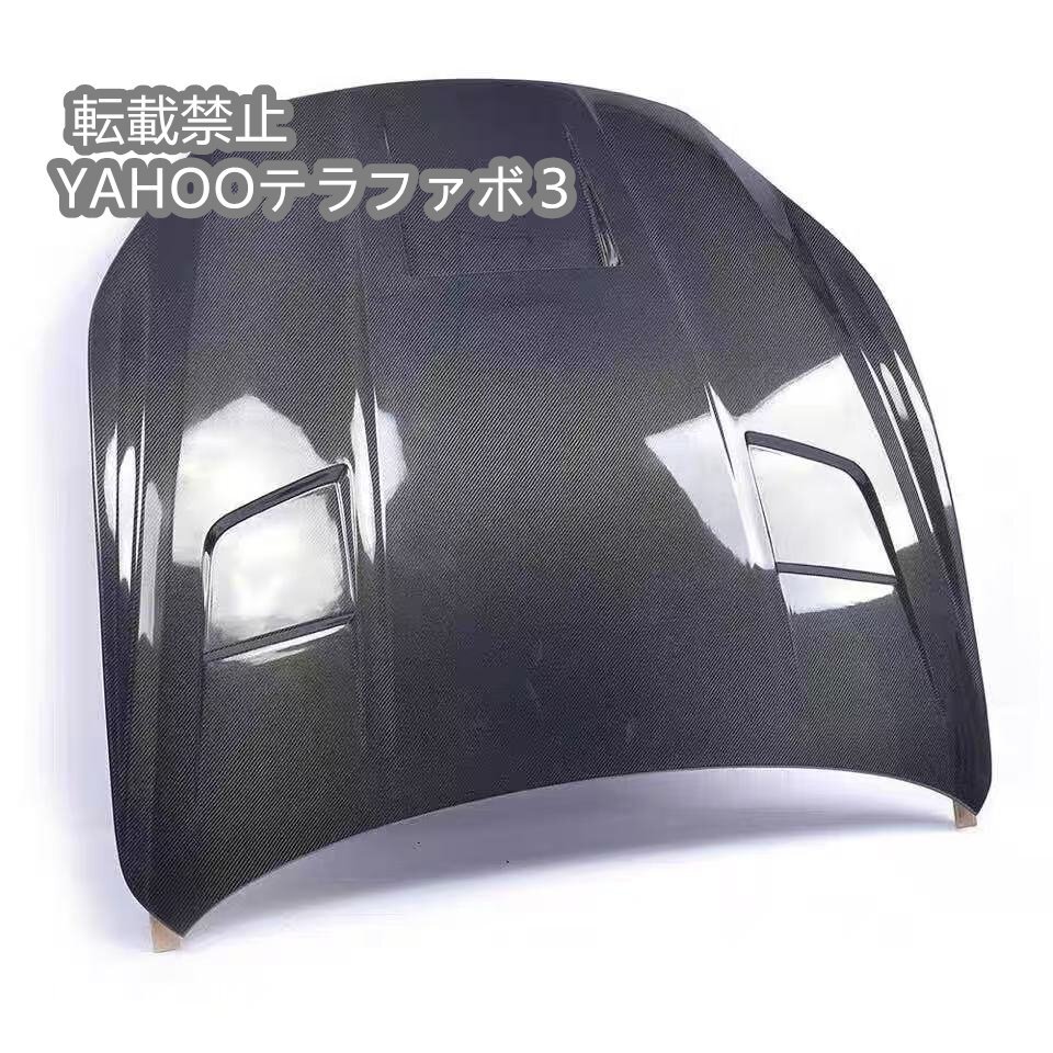 マセラティ ギブリ カーボンファイバー製カスタム ダクト付きボンネット