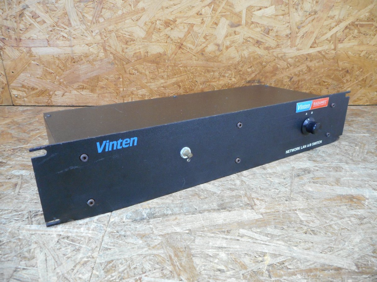 ◎Vinten AM-DATA-A/B Vinten RADAMEC／NETWORK LAN A/B SWITCH ジャンク◎Z-3299