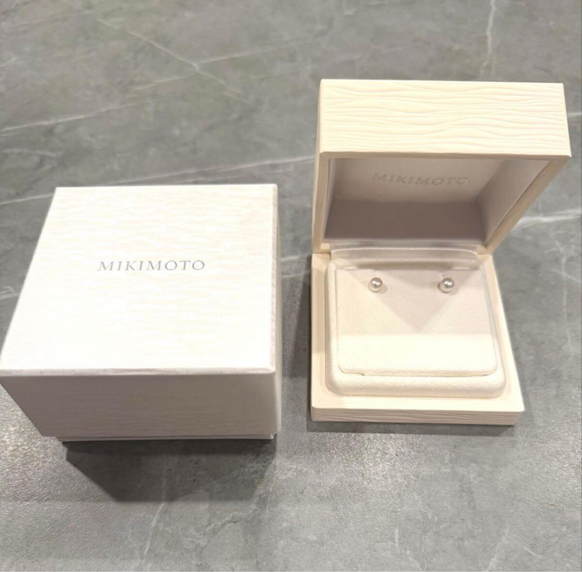 ミキモトＫ１８イエローゴールドパールピアス約６.１０ ミキモト MIKIMOTO ケース ピアス ジュエリー 箱
