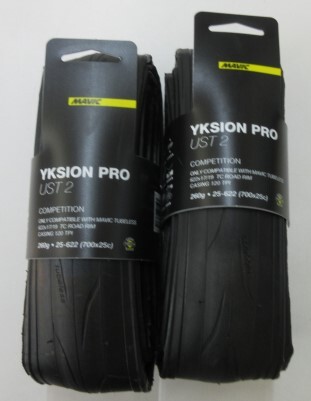 MAVIC マビック YKSION PRO 700×25C イクシオンプロ UST2 チューブレス タイヤ 2本セット 新品