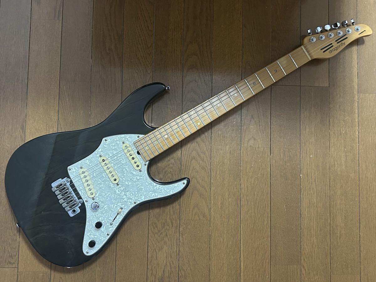 [GT]dragonfly ドラゴンフライ HI-STA 648 Trans Black トランスブラック「中高域に艶がある」バンドアンサンブルでくっきりとした存在感!