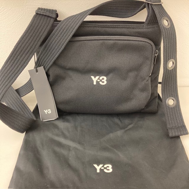 【美品】Y-3 adidas SACOCHE BLACK ワイスリー アディダス サコッシュ ポーチ ショルダーバッグ ブラック タグ付き No.589