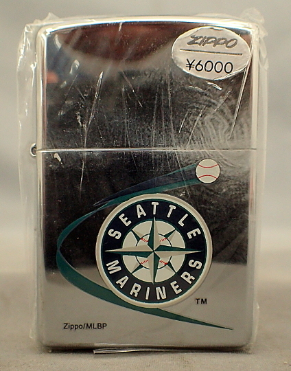 SEATTLE MARINERS Zippo ジッポ ライター MLBP 2000 メジャーリーグ シアトル マリナーズ 　未開封　オイルライター　缶ケース入り