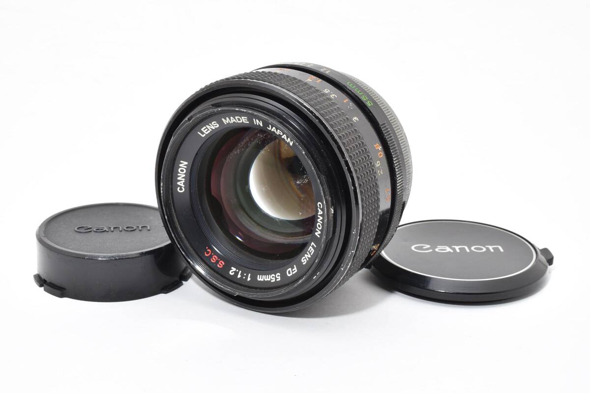 【動作品】Canon LENS FD 55mm F1.2 S.S.C　No.936