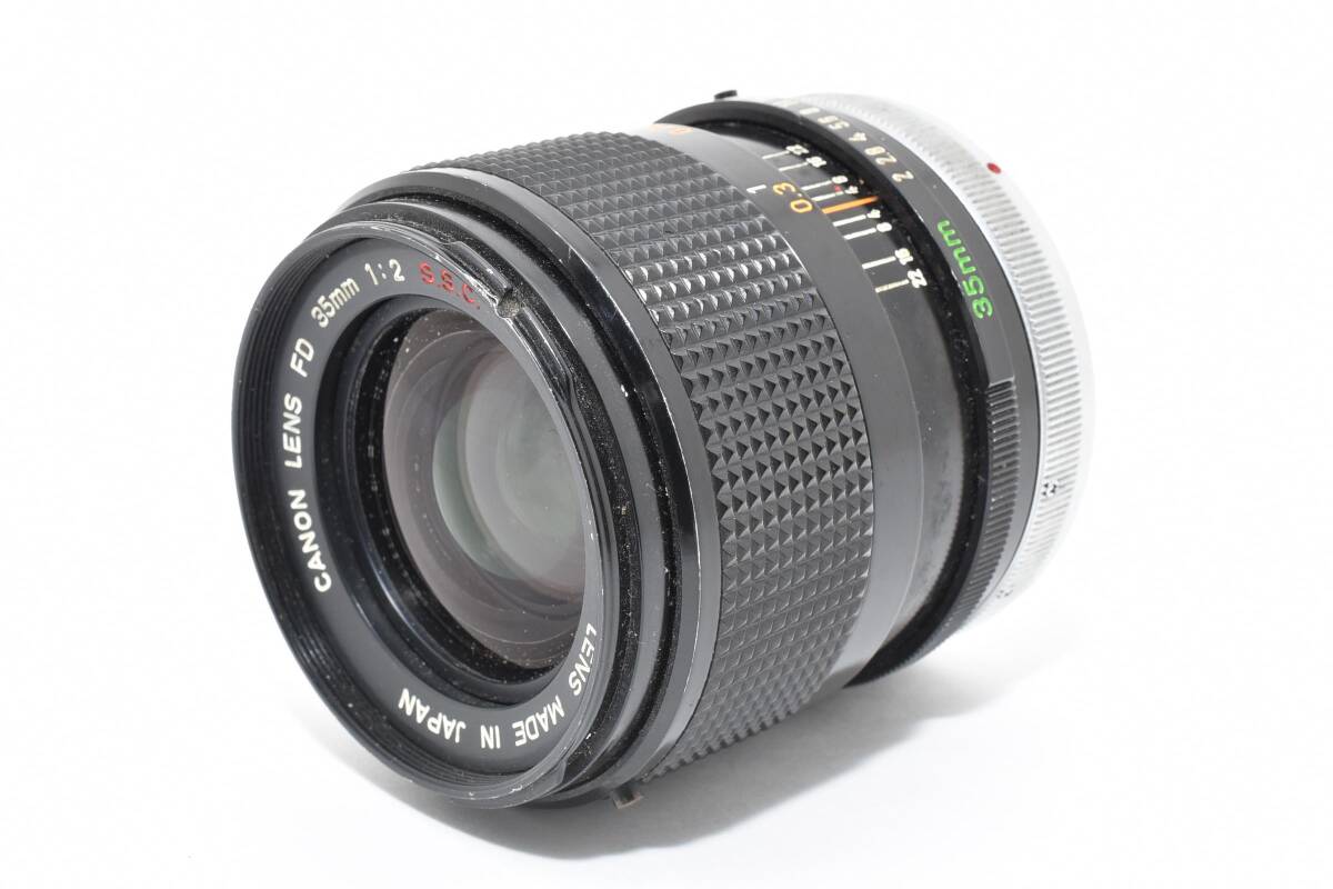 【動作品】Canon LENS FD 35mm 1:2 S.S.C.　No.950