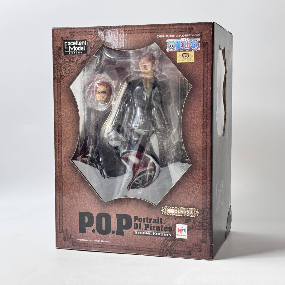 【64224Q】未開封 P.O.P ワンピース STRONG EDITION 赤髪のシャンクス Excellent Model メガハウス 経年保管品 現状品