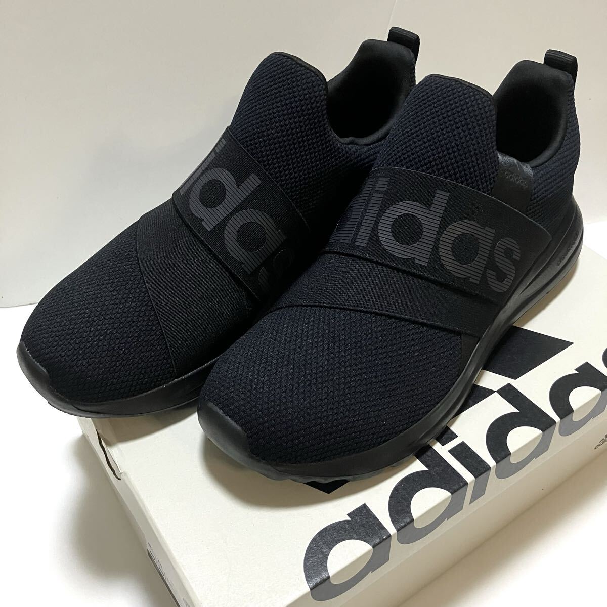 adidas LITE RACER ADAPT 6.0 26cm ★ アディダス ライトレーサー アダプト 黒 靴 シューズ スニーカー レギュラーフィット スリッポン