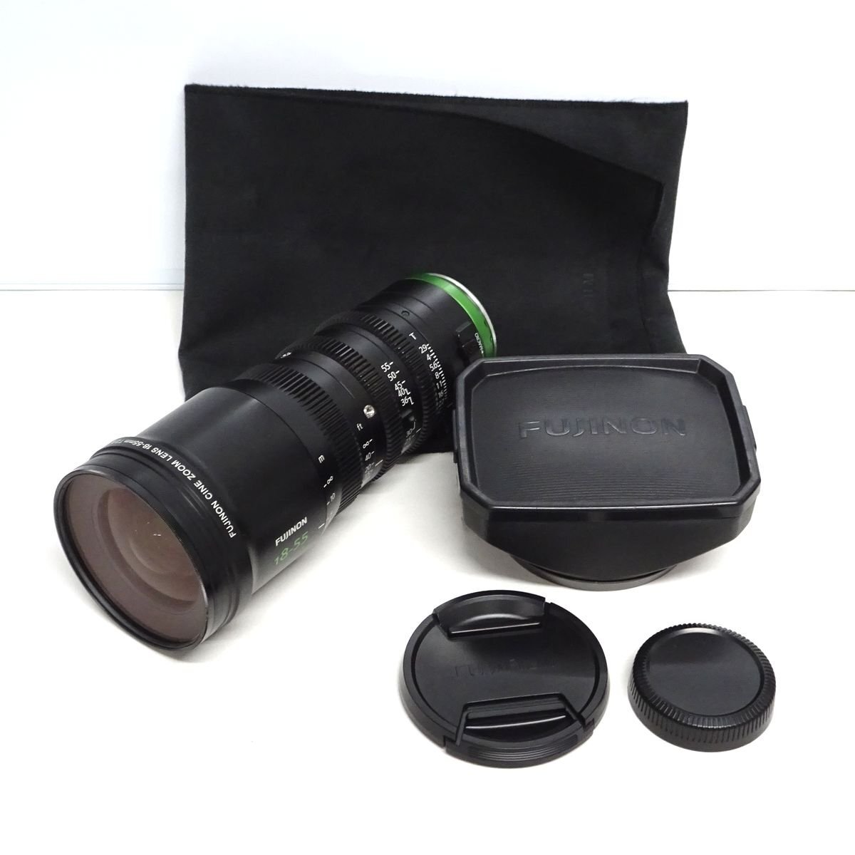 Fujinon MK18-55mm T2.9 シネマズームレンズ（Eマウント/プロテクションフィルター付き）シネレンズ【中古/動作品】#437935