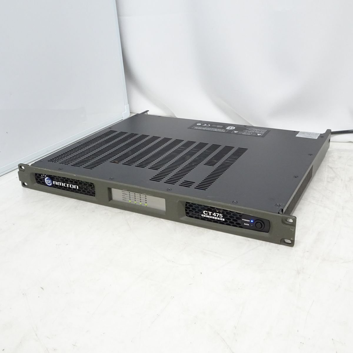 Amcron CT475 4ch 業務用パワーアンプ（75W×4 (4Ω/8Ω) ユーロブロック）【中古/動作品】#438256