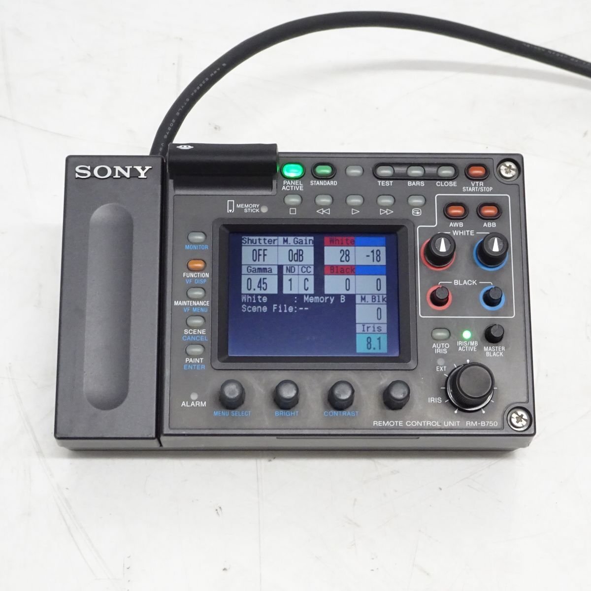 SONY RM-B750 REMOTE CONTROL UNIT ソニー リモートコントロールユニット（ケーブル無し）【中古/動作品】#438724