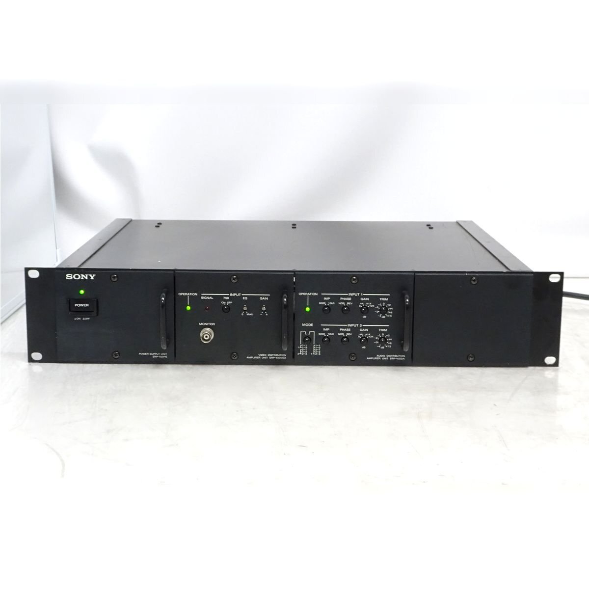 SONY オーディオ・ビデオ 分配ユニット SRP-400PS + SRP-400DA +SRP-400VDA【中古/動作品】#438248