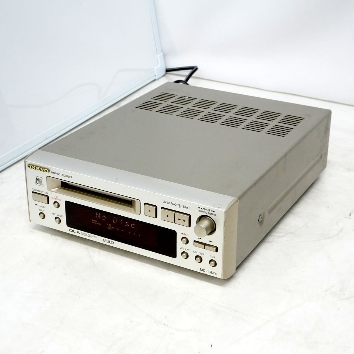 ONKYO MD-105TX オンキョー MDレコーダー【中古/再生・録音OK/動作品】#426340