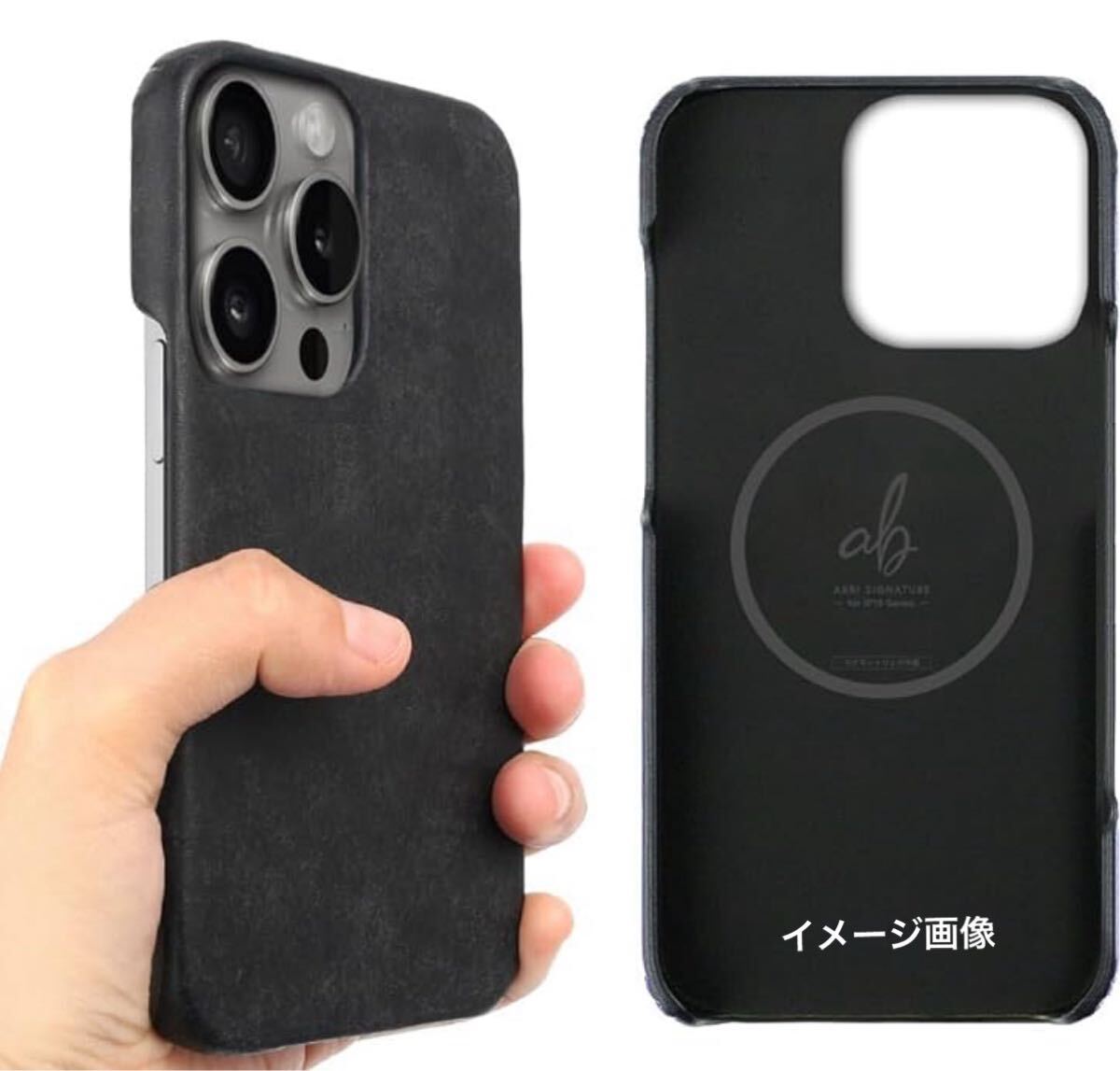 y112806m ABBI SIGNATURE iPhone 16 Pro ケース 日本製 イタリアン本革 MARGOT MagSafe対応 バックカバー ベジタブルタンニンレザー