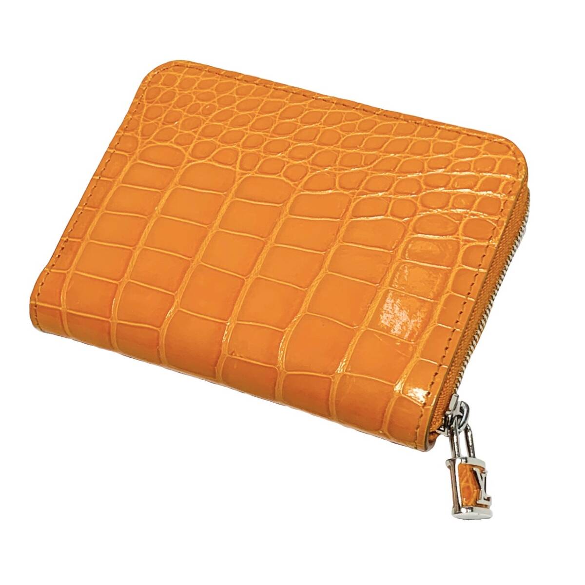 LOUIS VUITTON ルイ ヴィトン クロコダイル ジッピーコインケース オレンジ