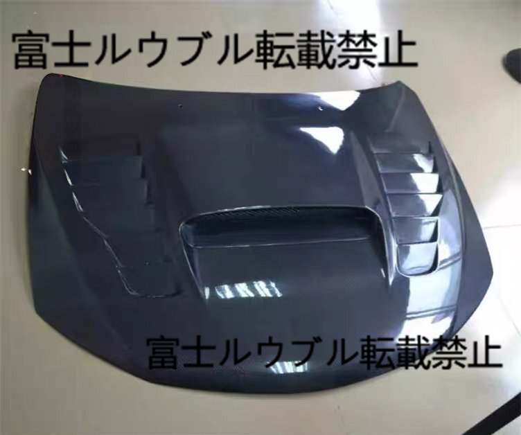 スバル インプレッサ GRB STI カーボンボンネット / エンジンフード