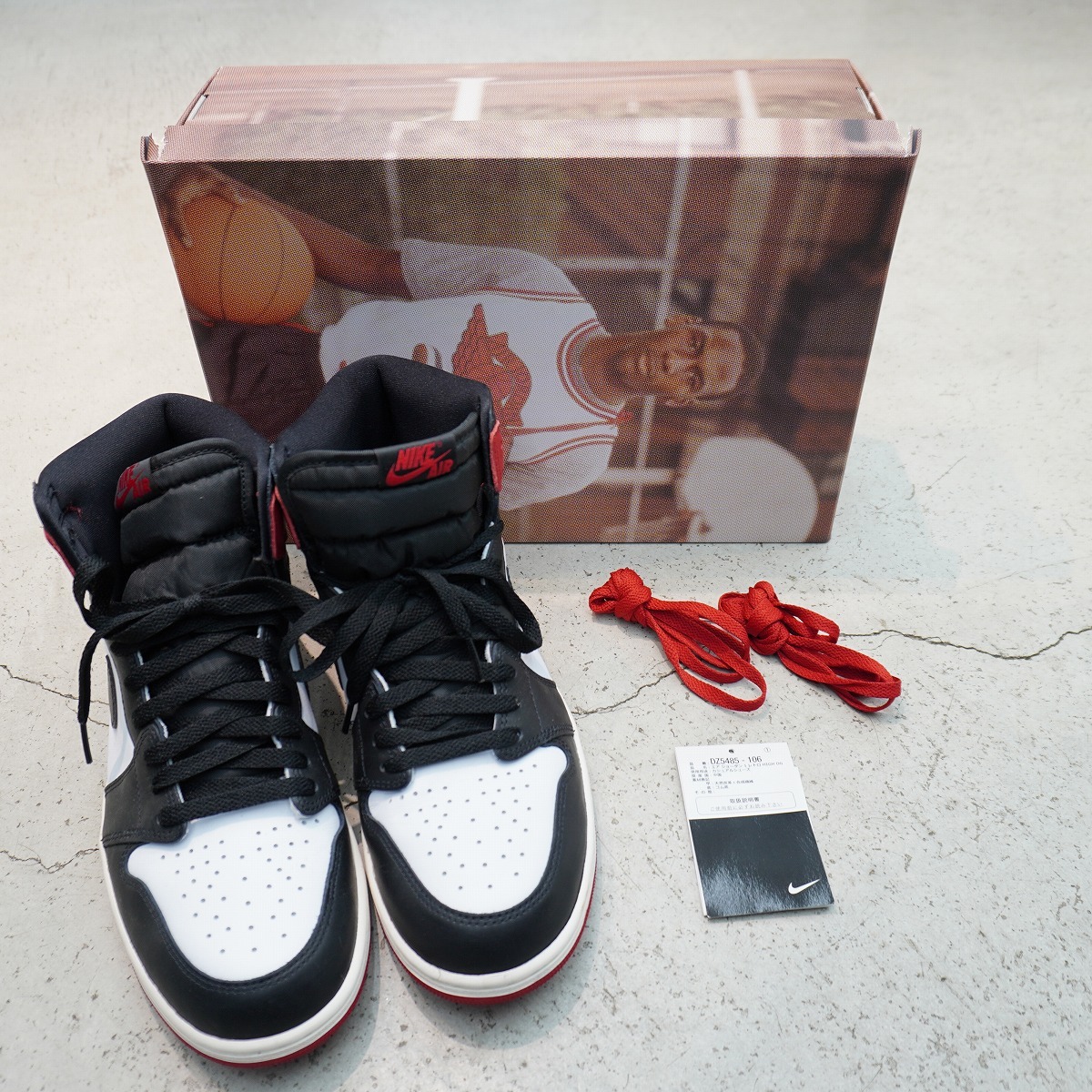 NIKE ナイキ AIR JORDAN1 RETRO HIGH OG エア ジョーダン 1 レトロ ハイ スニーカー シューズ DZ5485-106 赤白 US 10 JP 28 1125P★4