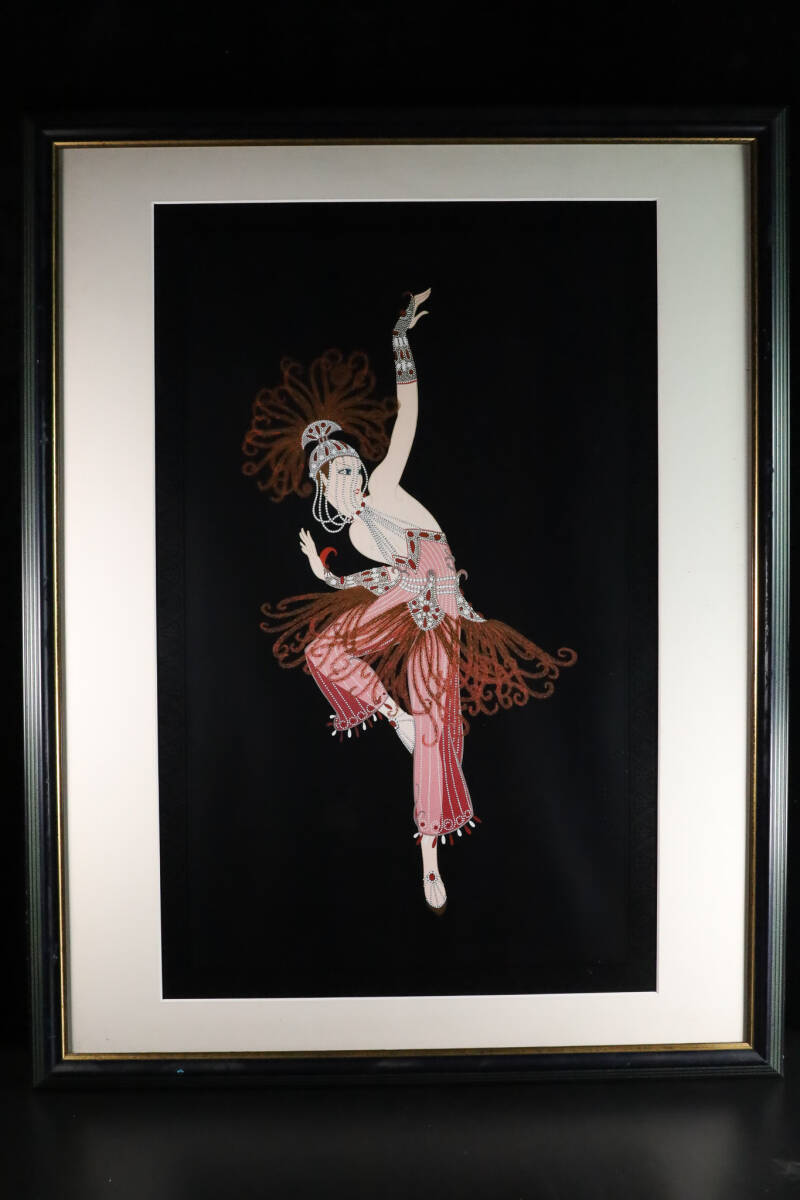 ◇雅◇ 真作保証 エルテ Erte 「炎の鳥」 絵画 額装 インテリア /RG.25.11[C124.2] RQ2