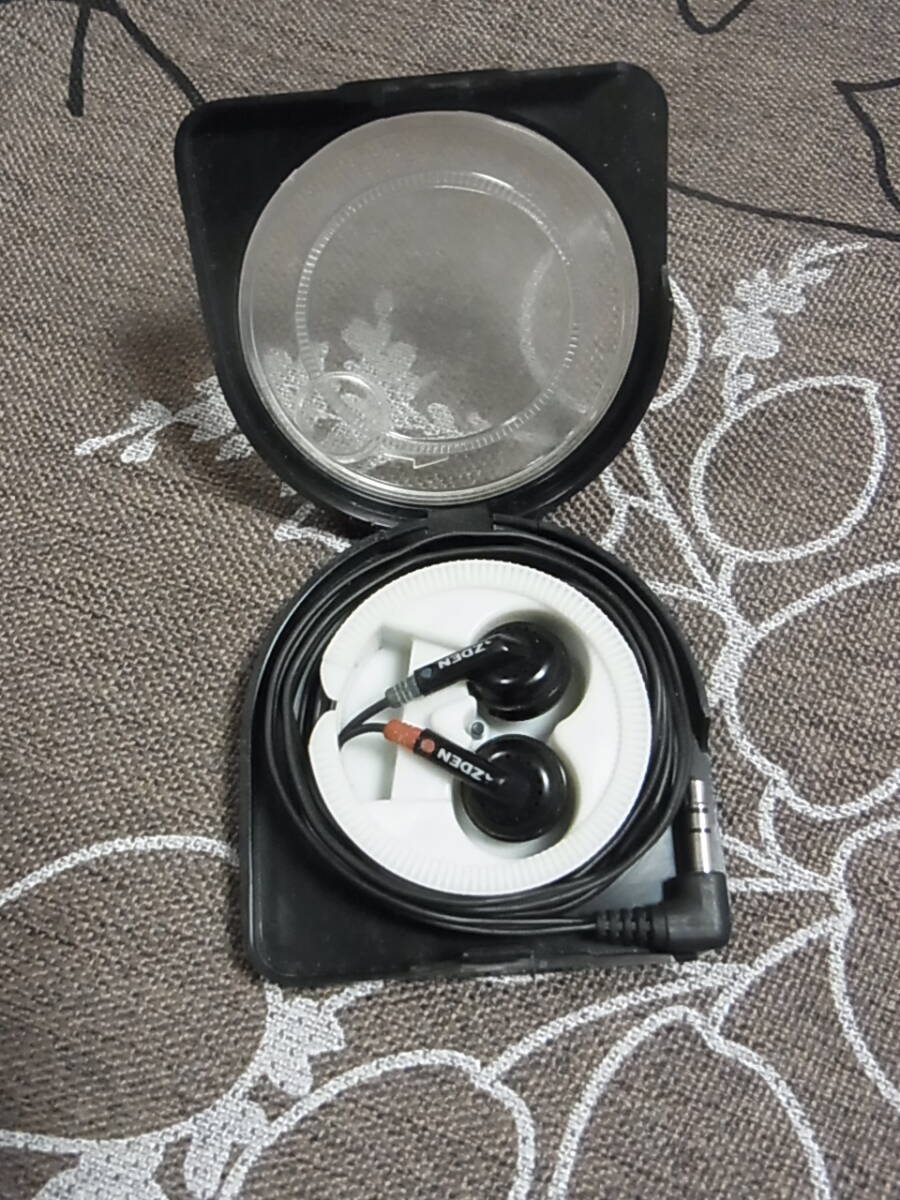 AZDEN アツデン 日本圧電気 イヤフォン 昭和レトロ 当時物 日本製　現状品
