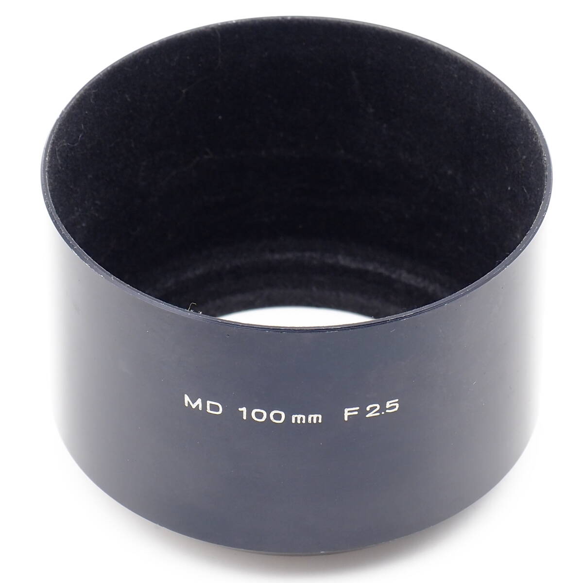 minolta MD TELE ROKKOR 100mm F2.5 専用 メタルフード ねじ込み55mm ミノルタ 旧ロゴ ヴィンテージ METAL HOOD JAPAN