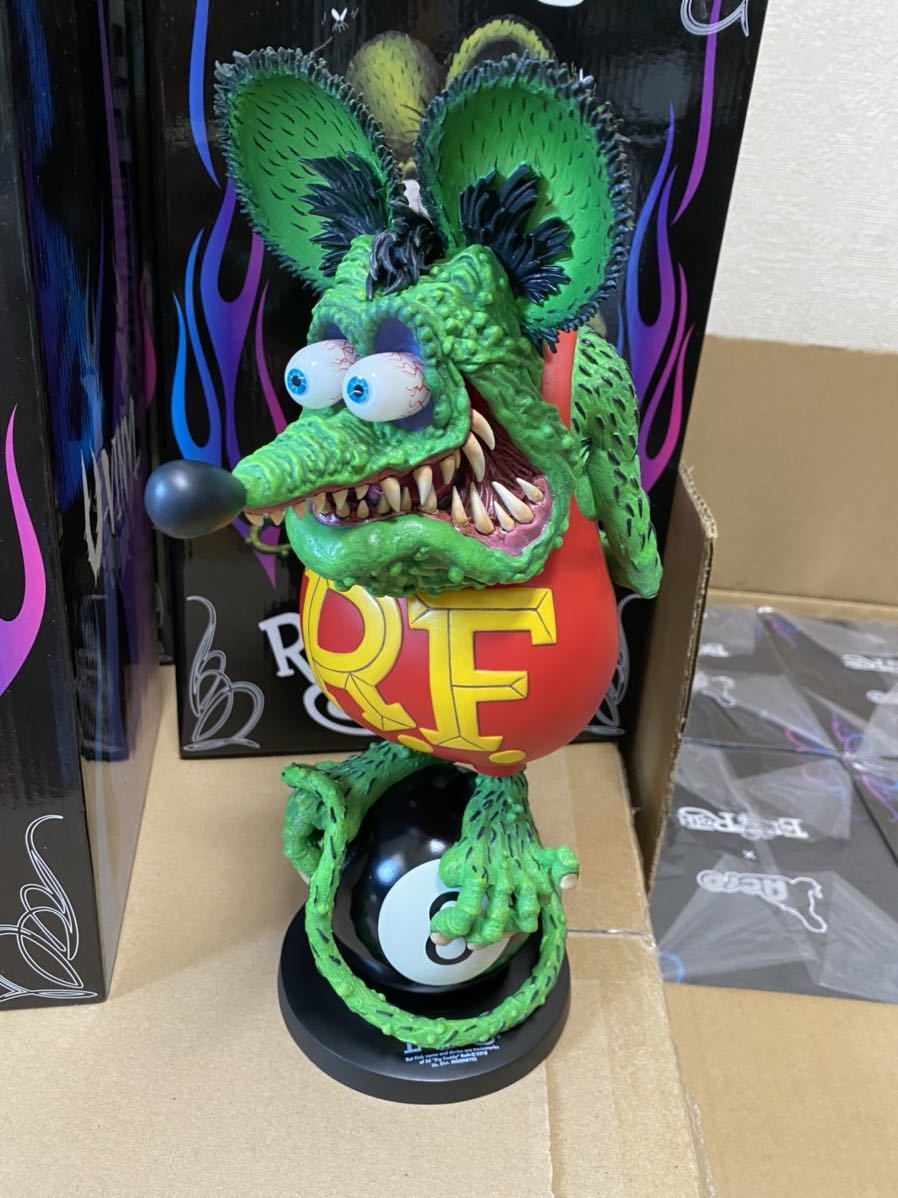 廃盤 ratfink ソフビ フィギュア 8BALL ラットフィンク Acro MOONEYES アメコミ