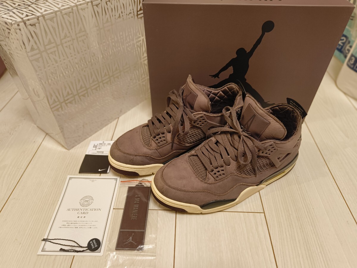 NIKE × A Ma Maniere ナイキ アママニエール AIR JORDAN 4 Violet Ore エア ジョーダン バイオレット オレ DV6773-220 28cm 