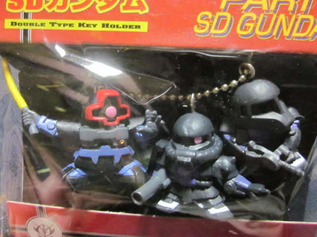 ■機動戦士ガンダム SDガンダム 黒い三連星 ドム・ザクⅡ・旧ザク キーホルダー■