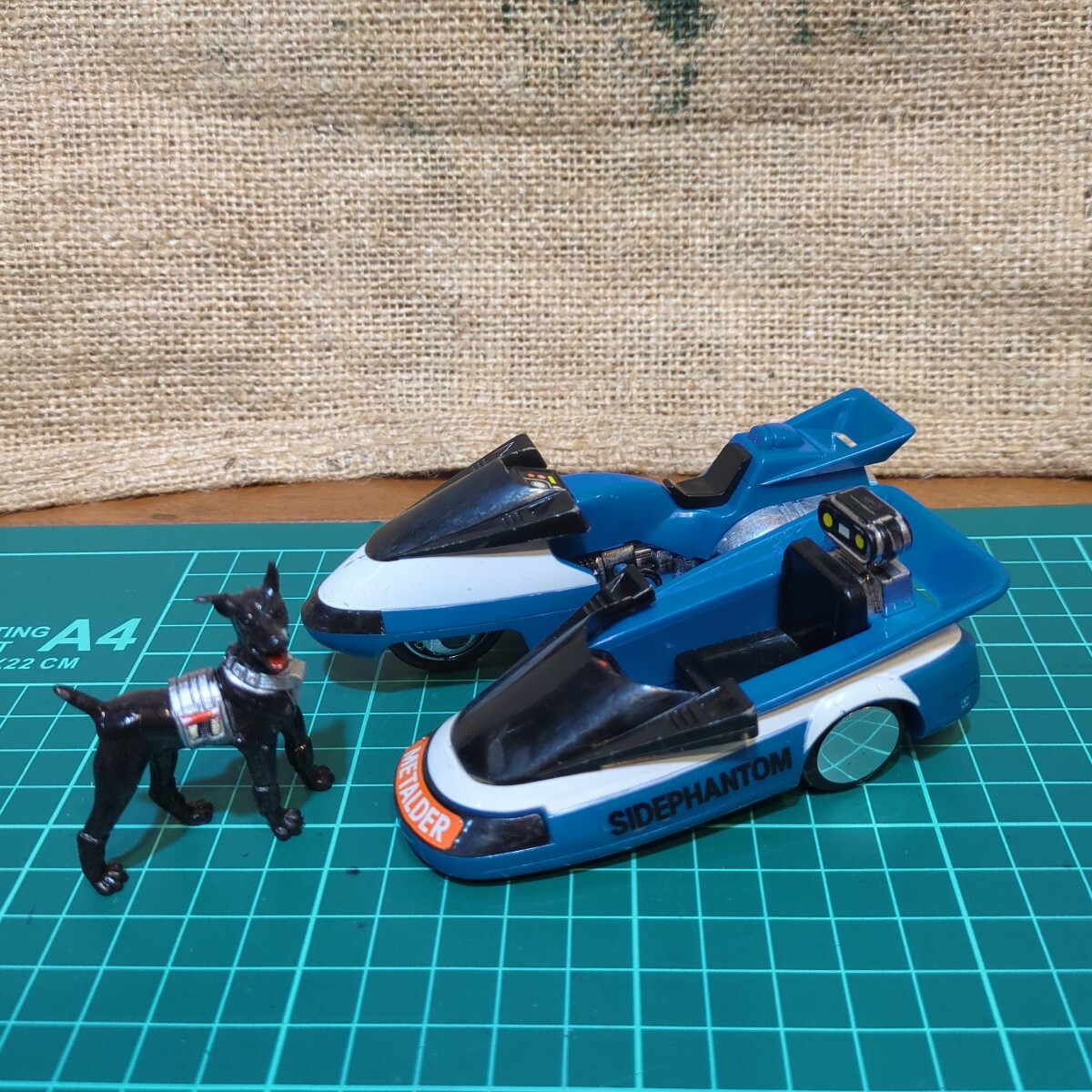 当時物 超人機メタルダー サイドファントム スプリンガー ゴーストバンクシリーズ バンダイ メタルヒーロー 超合金 ポピー ポピニカ