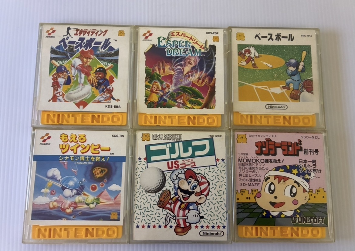  ディスクカード まとめて 燃えろツインビー エスパードリーム ベースボール ナゾラーランド USゴルフ
