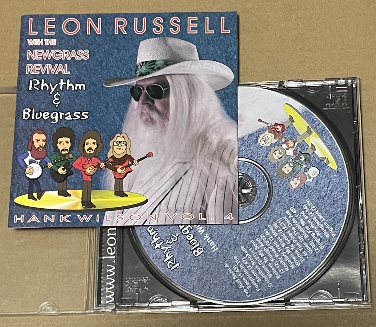 送料込 Leon Russell With The New Grass Revival - Hank Wilson Vol. 4 Rhythm & Bluegrass 輸入盤CD / 679433001221
