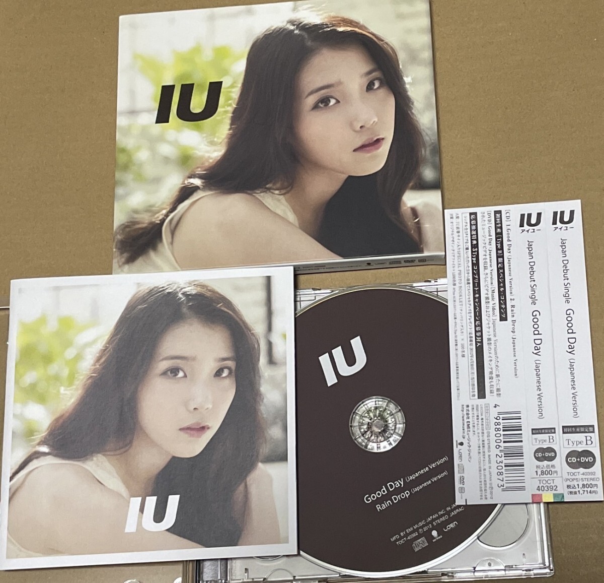 送料込 IU - JAPAN DEBUT SINGLE Good Day 初回生産限定盤 Type B CD+DVD / TOCT40392