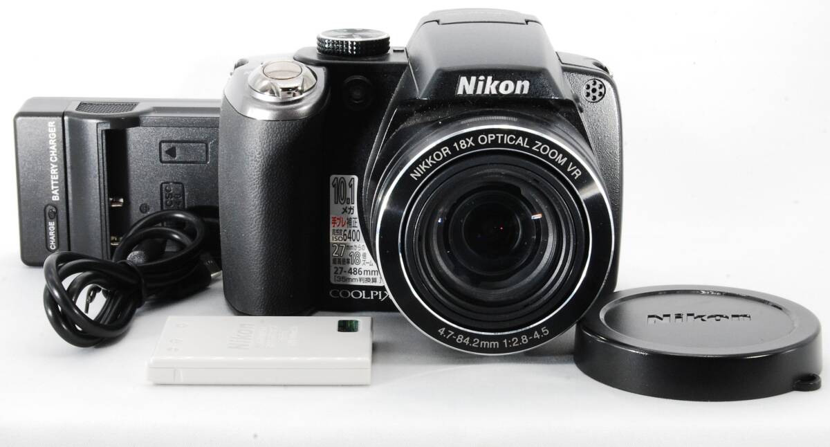 【美品/動作確認済】Nikon CoolPix P80 バッテリー充電器付き 18334628