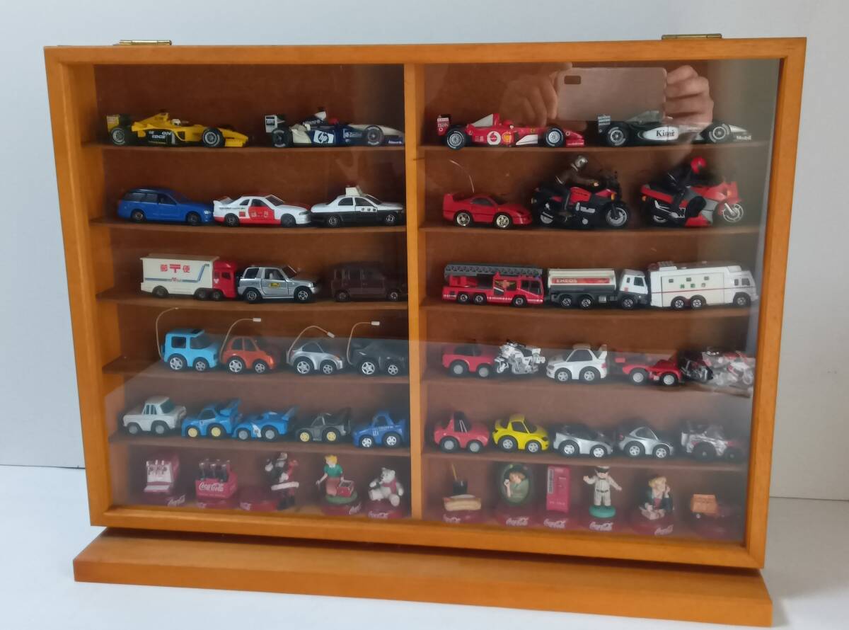 ミニカー　まとめてセット　展示ケース付き　レーシングカー 他