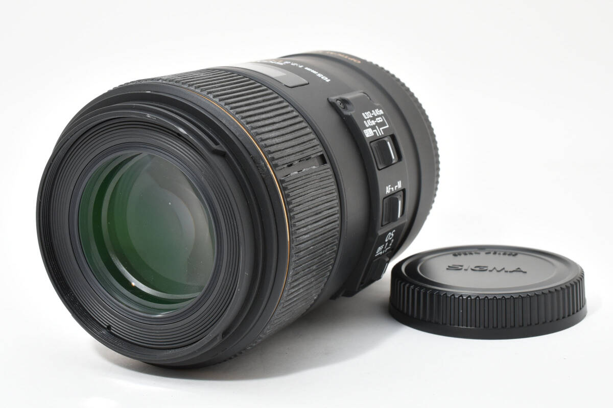 シグマ SIGMA 105mm F2.8 EX DG MACRO OS HSM CANON キヤノン用 フルサイズ対応 単焦点マクロレンズ