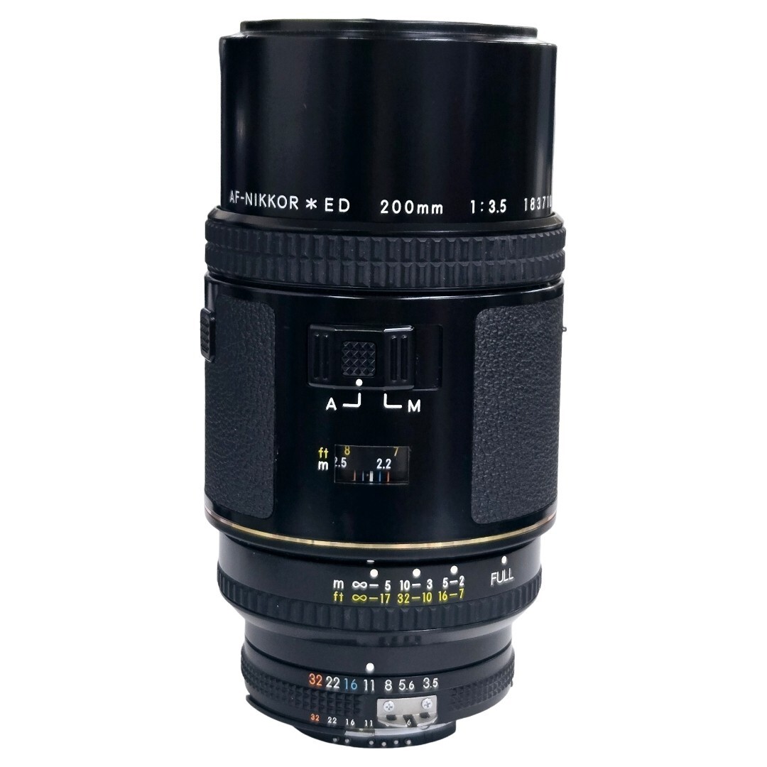 【美品】 NIKON ニコン Ai-S AF NIKKOR 200mm F3.5 ED #20338