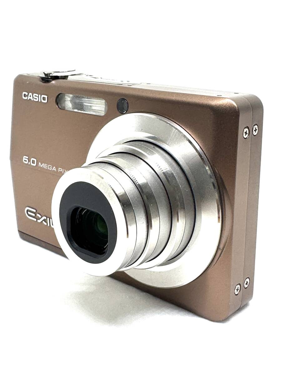 ★CASIO カシオ EX-Z600 ブラウン コンパクトデジタルカメラ コンデジ デジカメ★　#278