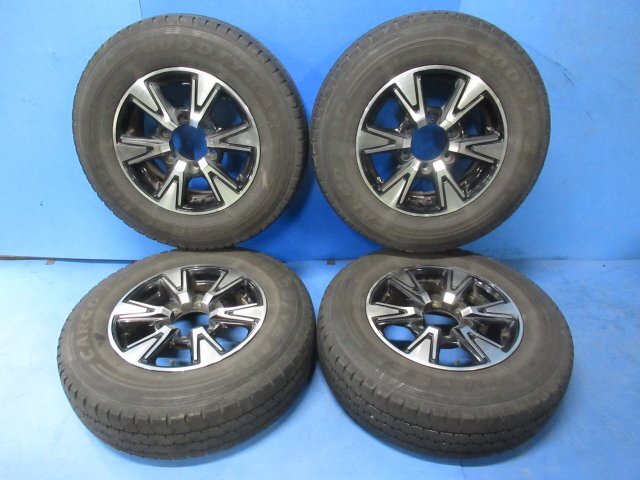 【即決有】 ハイエース 200系 KOSEI ベアロックDD 15インチ 15X6J +33 6穴 PCD139.7 195/80R15 107/105L LT タイヤ ホイール 4本(g012106)