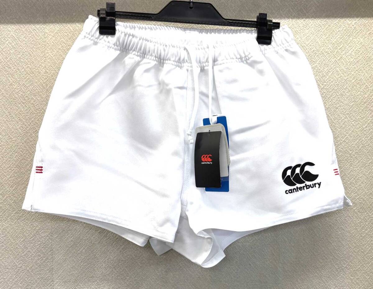 ◆即決お買得♪カンタベリー◆ラグビーパンツ(STANDARD)sizeＭ◆RG23721(10ホワイト白)◆DWR耐久撥水加工◆canterbury◆ショーツ短パン