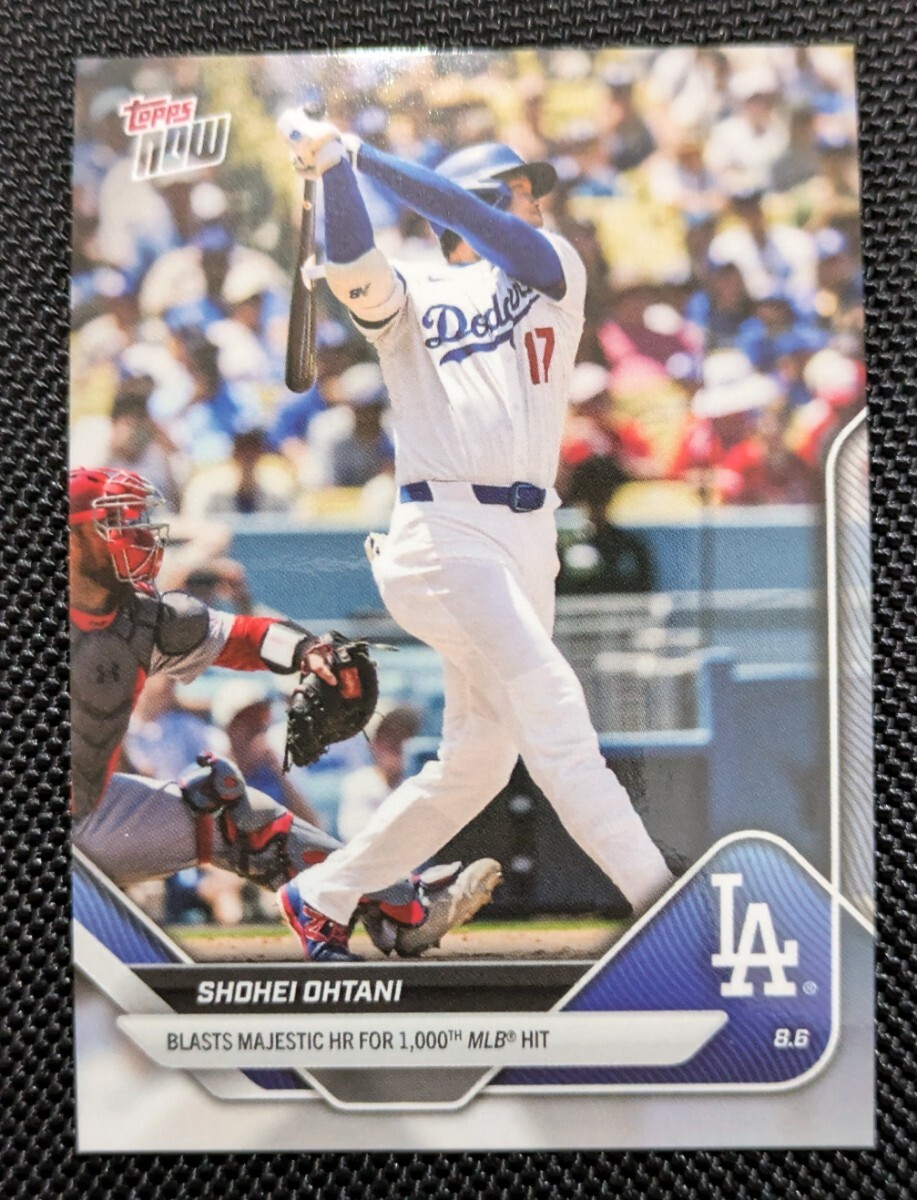 Topps Now 大谷翔平 ＃527 MLB通算1000安打達成
