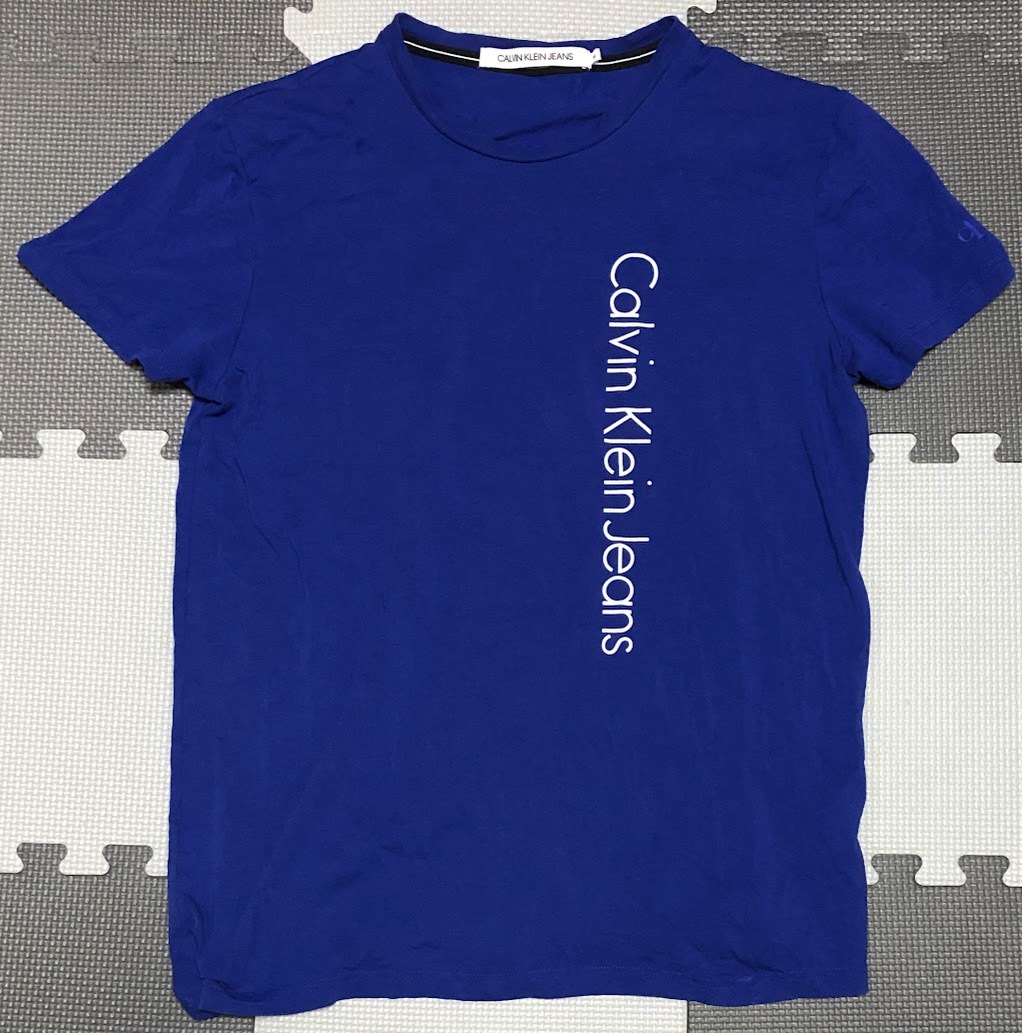 Calvin Klein Jeans カルバンクライン カルバンクラインジーンズ 半袖 Tシャツ Mサイズ ブルー