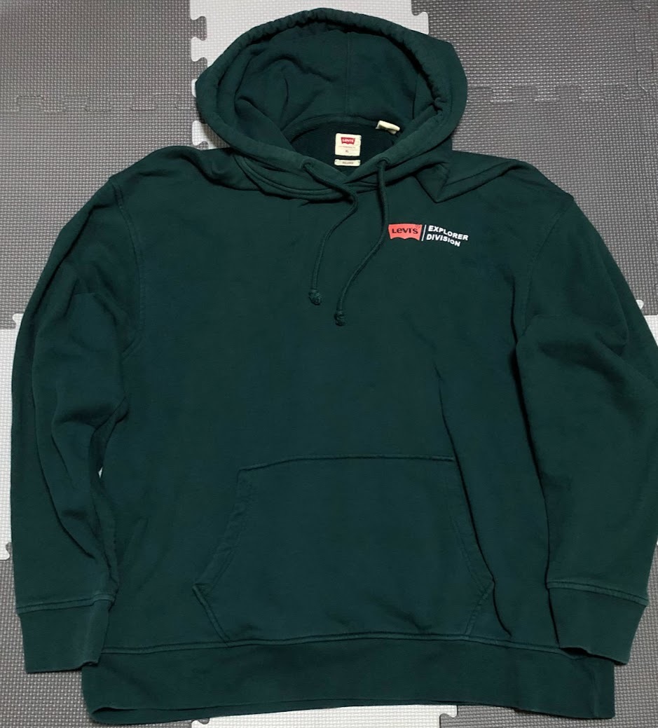 Levi's リーバイス RELAXED リラックスフィット グラフィック パーカー EXPLORERS サイズXL